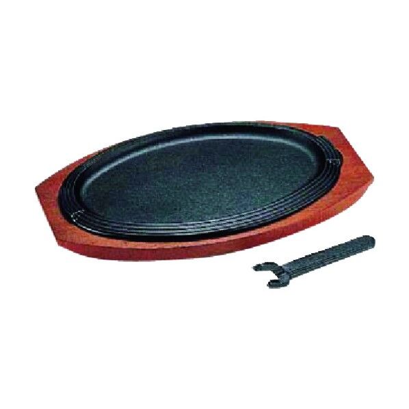 三筋ステーキ皿 635 PIS07 1個