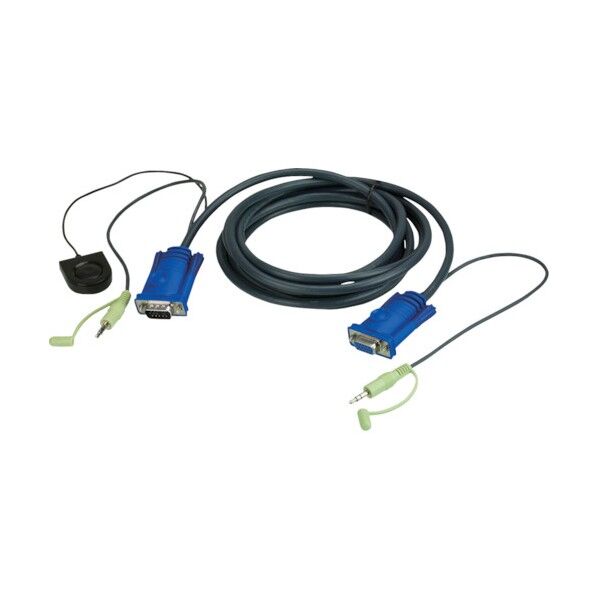 ATEN VGAケーブル ポート切替機能付 3m 2L-5203B 1