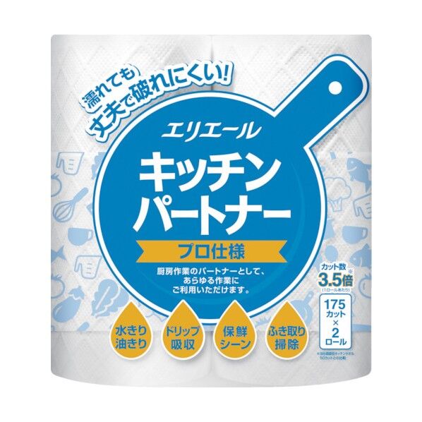 キッチンパートナープロ仕様２ロールＸ１６パック入り 16PK