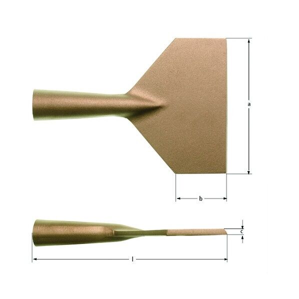 防爆スクレーパー柄なし