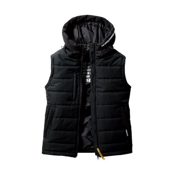 バートル(BURTLE) 防寒フーディベスト ブラック 5034-35-3XL 1点