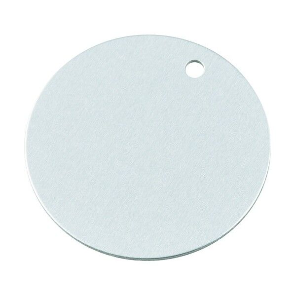 バルブ開閉札 無地タイプ 特15‐141 50mmΦ 157100 1個