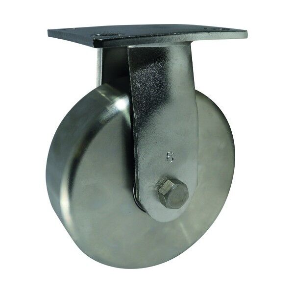 重荷重用ステンレス製固定車ステンレス車輪付 7.9kg ASL-SKH150