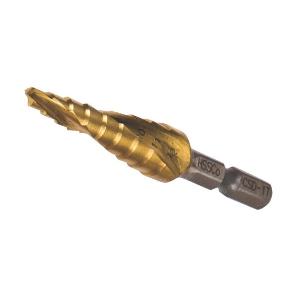 コバルトステップドリル4~12mmチタンコーティング CSD-1T 1