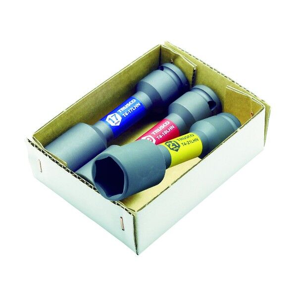 薄肉ホイルナットロングソケット3個セット差込角12.7 141 x 138 x 100 mm T4-3LHNSET 1S