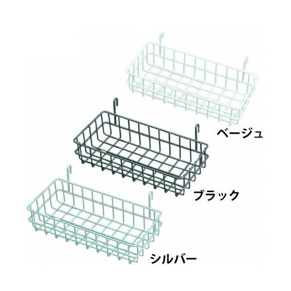 メッシュパネルバスケット小 ベージュ MPA-BS 1点