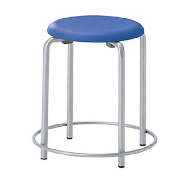 丸イス E124-BL 1点