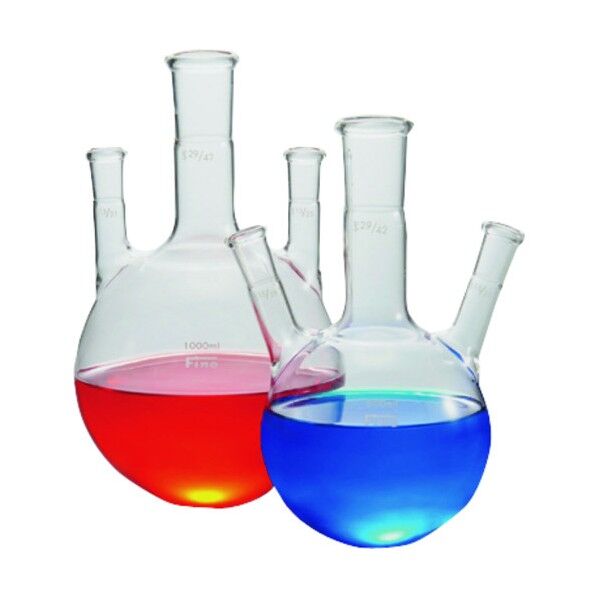 Fine透明共通三口フラスコ 50mL 29-15 330-13-63-51 1点