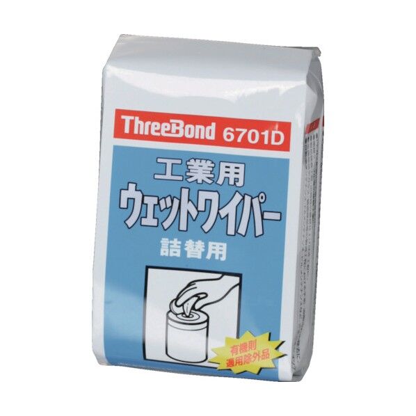 工業ウェットワイパーTB6701D80枚入り