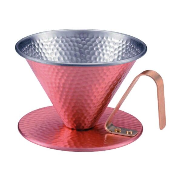 銅 コーヒードリッパー 槌目入 4086 FDLA201 1個