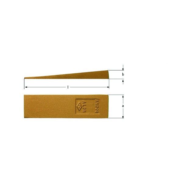 バーコ(BAHCO) Ampco 防爆くさび 32x13x180mm 200 x 60 x 13 mm MP3205B 1...