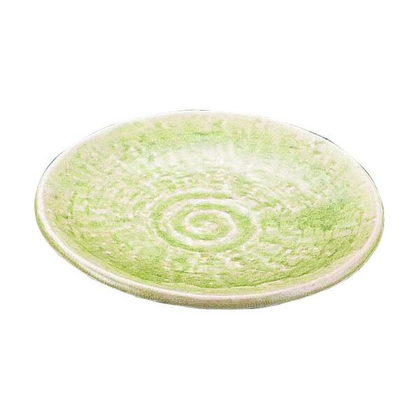 エムズジャパン ヒワ貫入5.0丸皿 T03-114 RTLD101 1個