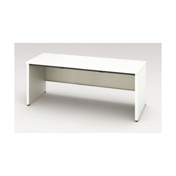 平デスク(浅型引出し仕様) XEHH187FP-S-WH 1点