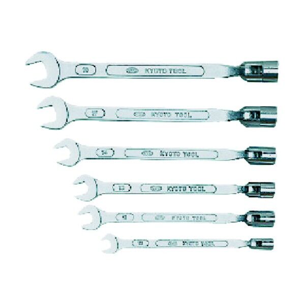 KTC フレックスソケットスパナセット(十二角 6本組) FBS6 6本組...