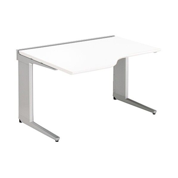 平デスク(左ウェーブタイプ) TRH127EFL-SVH 1点