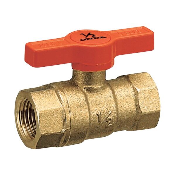 ボールバルブ F型 (黄銅・Tハンドル) Rcねじ×Rcねじ