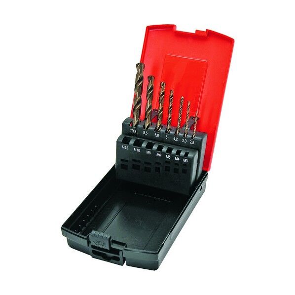 BIC TOOL 月光ドリルタップ下穴7本セット