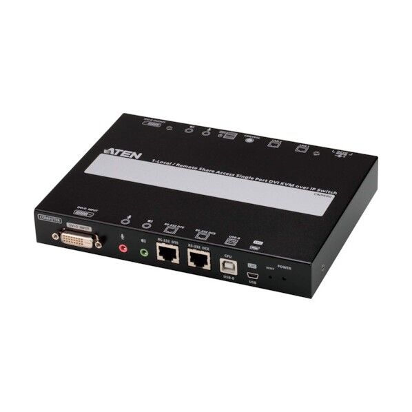 KVMoverIP1ポートDVI対応コンソールステーション対応