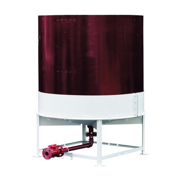 耐熱OHT型上部開放完全液出しタンク