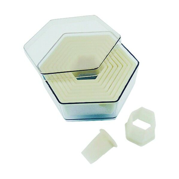 樹脂製パテ抜 六角 9PCSセット 4304.40 WPT4701 1個