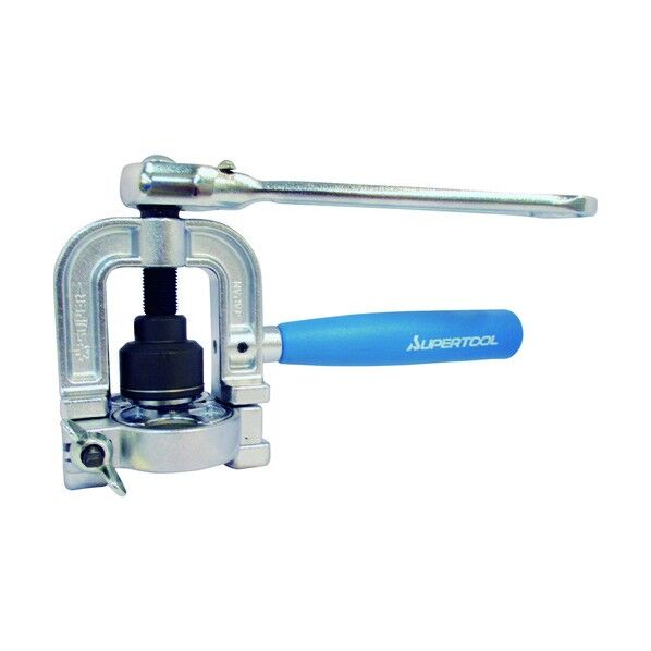 フレキ管ツバ出し工具(ラチエットハンドル式)