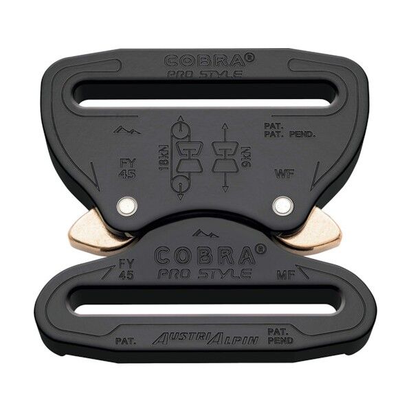 AUSTRIALPIN COBRA バックル 45MM ブラック FF FY45KFF 1点