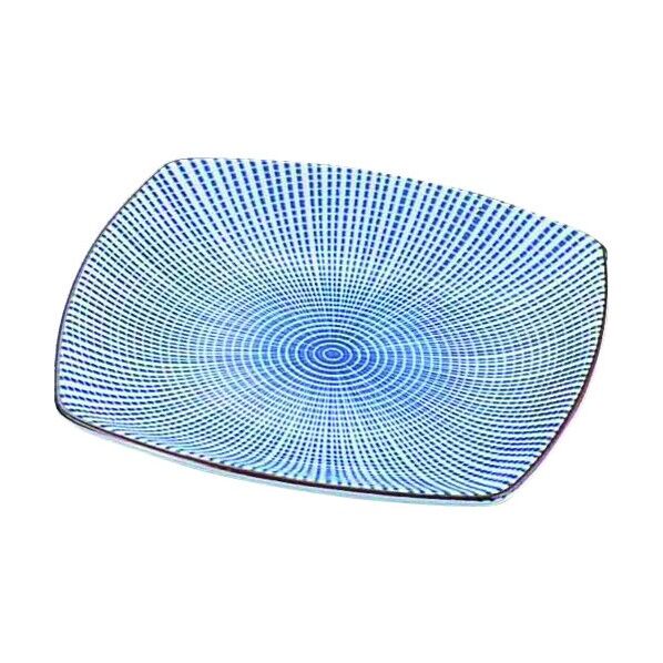 エムズジャパン 千段十草 四角小皿 T03-127 RTLE801 1個