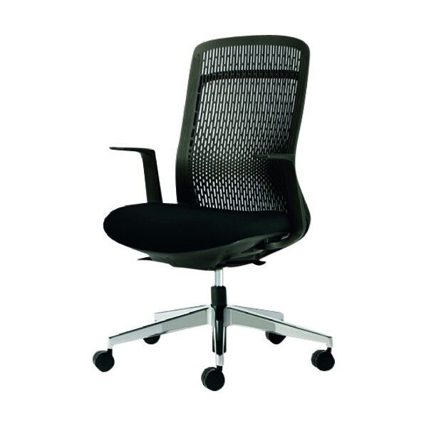 ※法人専用品※プラス 41584)事務イス Try KB-TR63SEL BK 1点