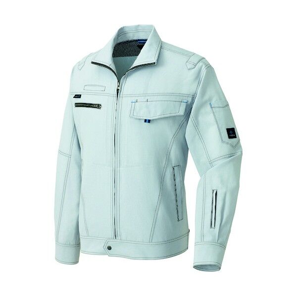 長袖サマーブルゾン（男女兼用） 004ライトグレー M 30430-004-Ｍ 1