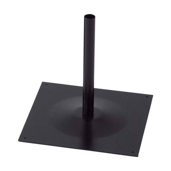 のぼり用スタンド(フラットベースタイプ)スチール製 ノボリ用ポール台F 小 255117 1個