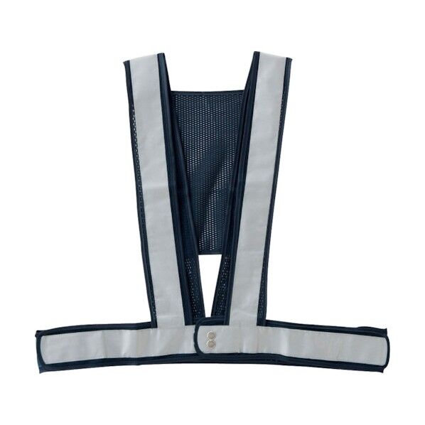 夏用爽快フィットベスト 紺×銀反射材 OK5101 1着