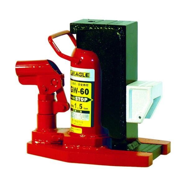 2段式爪付ジャッキ(安全弁付)