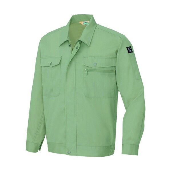 長袖サマーブルゾン(男女兼用) 105アースグリーン L 5370 1