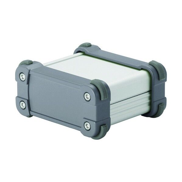 コーナーガード付アルミケースIP65防水タイプ シルバー/グレー EXW12-4-9SG 1点