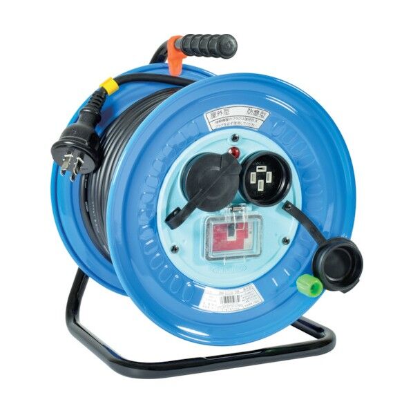 防雨･防塵型 動力用電工ドラム 三相200V 4芯 アース付 30m 10.3KG DNW-EC330-20A