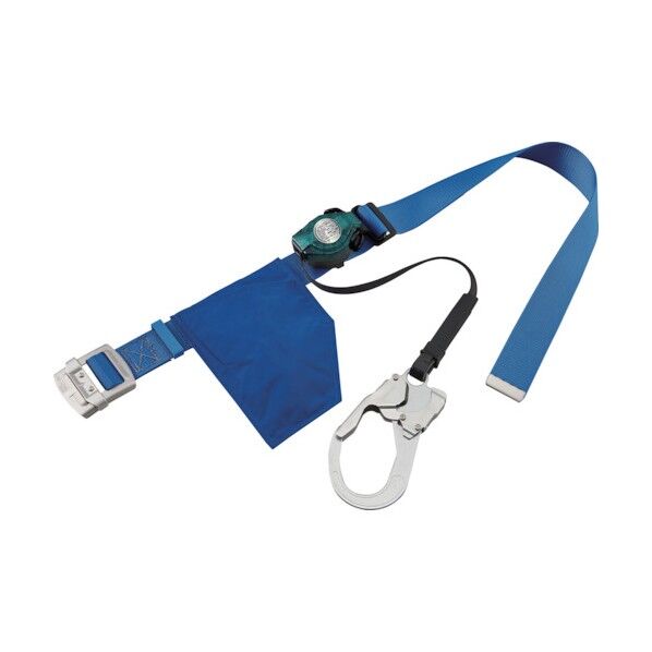 RICORO-Nライト ロック装置付巻取器式胴ベルト スカイブルー RA507N-SB 1点