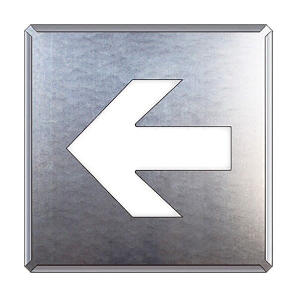 吹付け用プレート 矢印 中