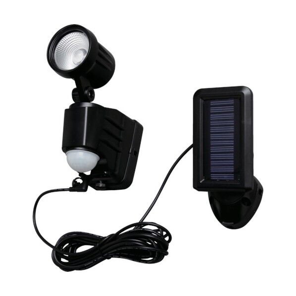 ソーラー式LED防犯センサーライト 100lm 1灯 LSL-SBSN-100D 1