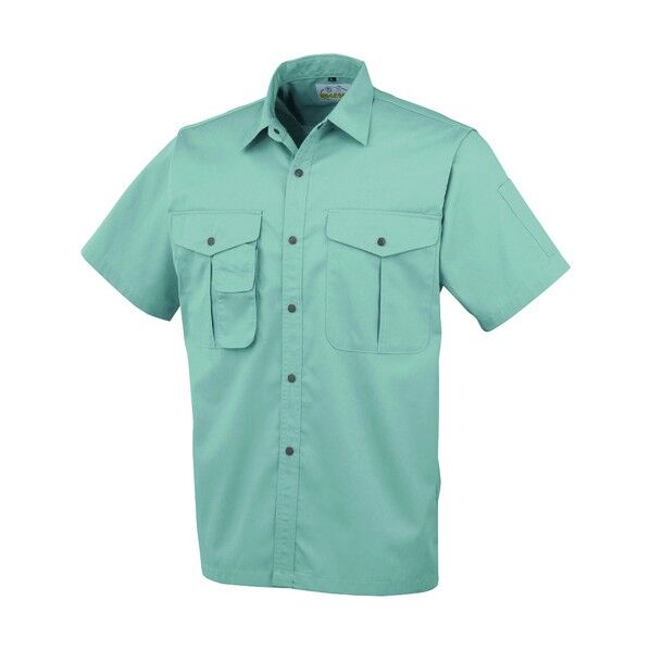 半袖シャツ377 6 Pブルー 5L 377-6-5L 1点