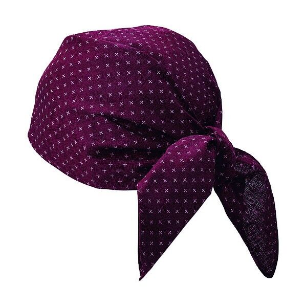 バンダナ帽 JA-6816(エンジ) SBV0601 1個