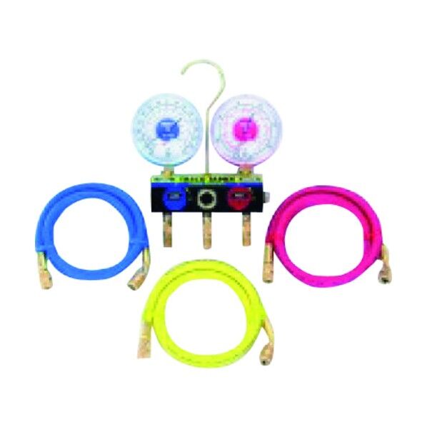 サイトグラス付ゲージマニホールドキット(R22、R12、R502) TA120AH-1 1台