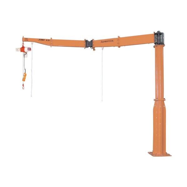 二速選択電動チェーンブロック付ジブクレーン 床固定・アーム関節型 JBCC4940K 1点