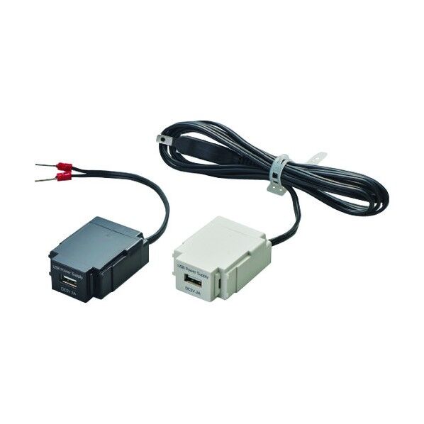 210036833 DM1-U1P2F-BL/埋込充電用USBコンセント DM1-U1P2F-BL 1点