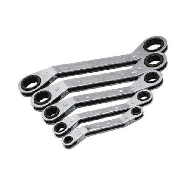 オフセットラチェットレンチ5本セット Y60630 1