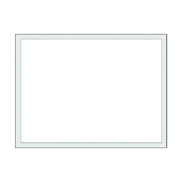 ホーローホワイトボード 無地 横型 粉受けなし B-220B 1点