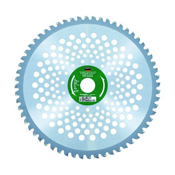 トクマルチップソー刈払機用山林下刈り用 230X25.4X60P 290 x 250 x 3 mm 1点
