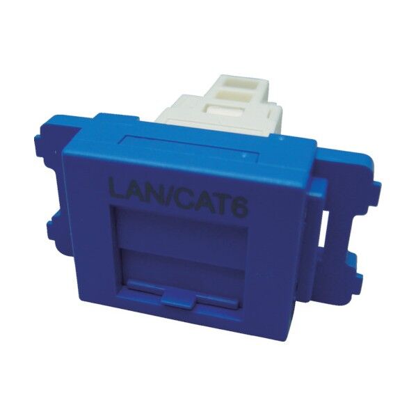 カテゴリ6JISプレート用ジャックキット白