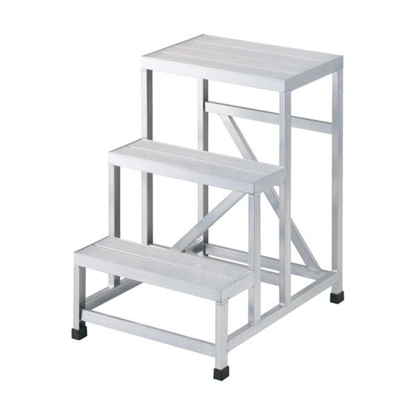 アルミ製溶接一体構造型作業台 三段