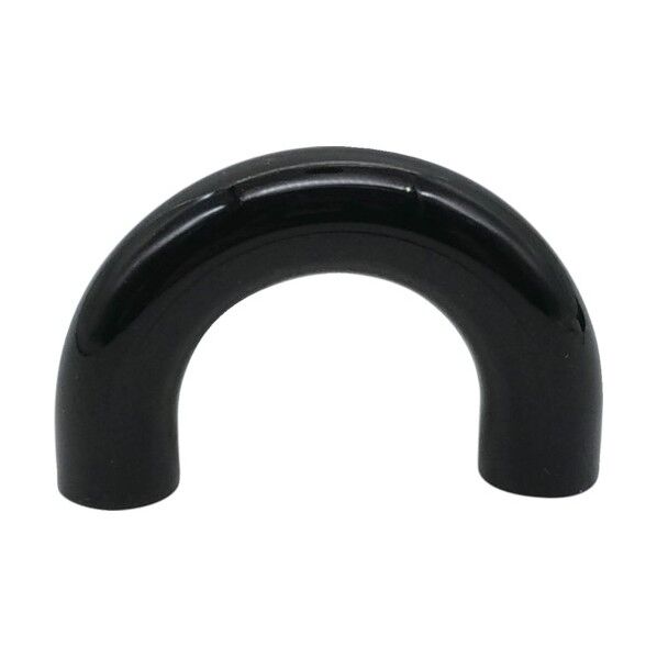 トラスコ(TRUSCO) 丸棒取手 PS樹脂 黒 全長45mm 全高28mm ピッチ35mm めねじM4深さ15 (B1トラスタッピンねじM4×30 2本付) MAPS-35BK 1点