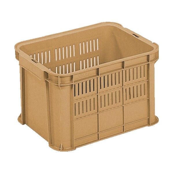 スタッキングコンテナー 102100 サンテナーB#23ブラウン SK-B23-BR 1点
